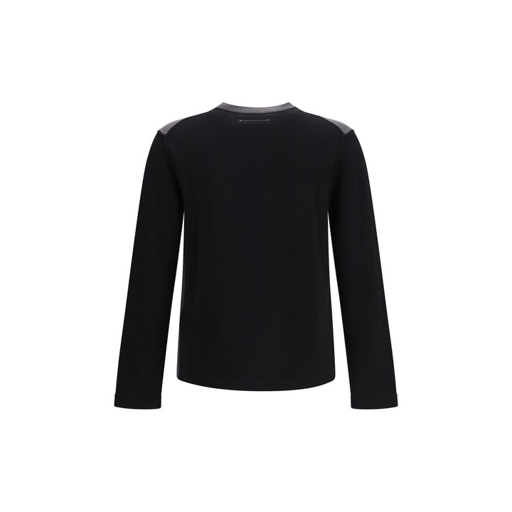 MM6 Black Wool Oves Aries Sweatshirt