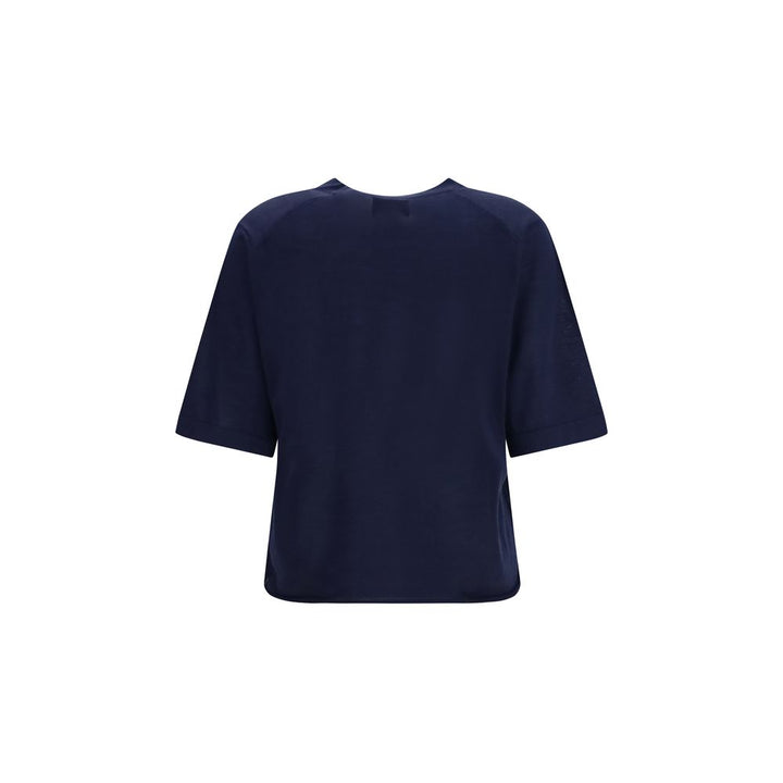 Loulou De Saison Blue Cashmere T-Shirt