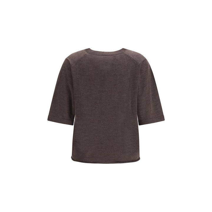 Loulou De Saison Brown Cashmere T-Shirt