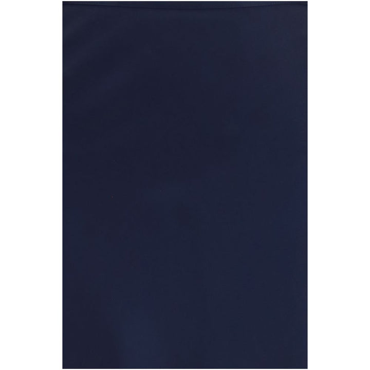 Loulou De Saison Blue Silk Long Skirt