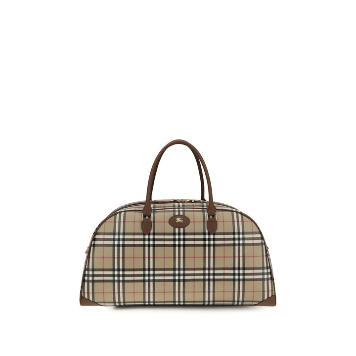 Burberry Beige Cotton Shoulder Bag