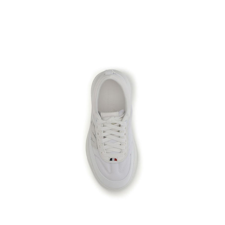Moncler White Polyamide Athletic Sneakers