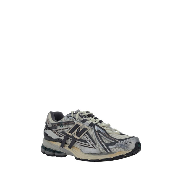 New Balance Silver Fabric Athletic Sneakers