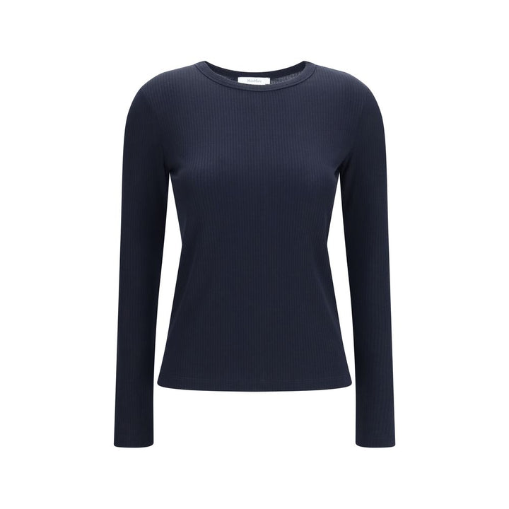 Max Mara Blue Lyocell Sweatshirt