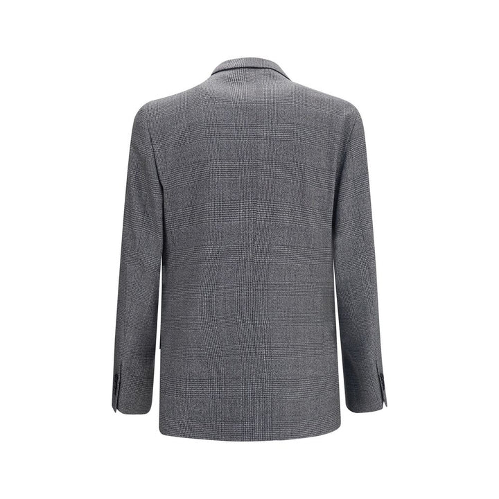 Lardini Gray Wool Oves Aries Blazer