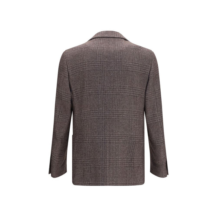 Lardini Brown Wool Oves Aries Blazer