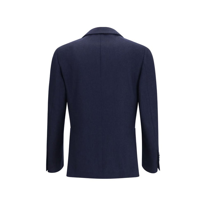 Lardini Blue Wool Oves Aries Jacket