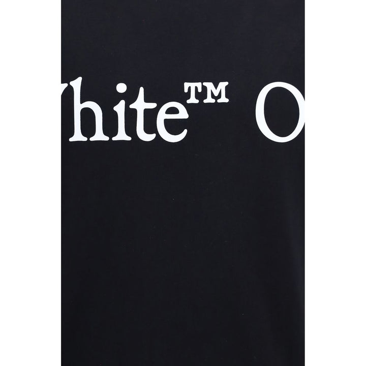 Off-White Black Cotton T-Shirt