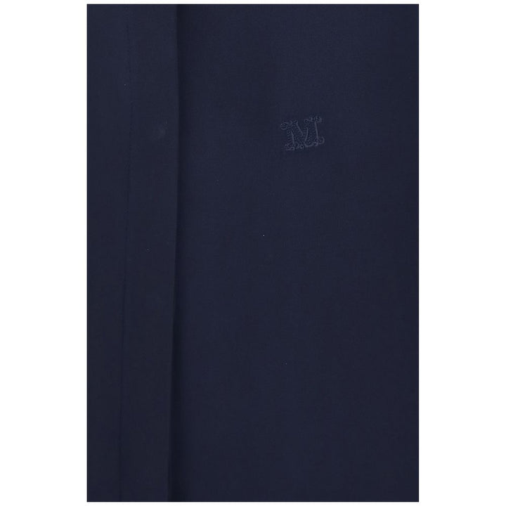 Max Mara Blue Silk Shirt
