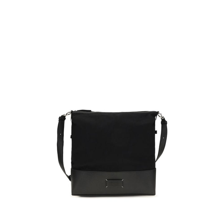 Maison Margiela Black Calf Leather Bos Taurus Shoulder Bag