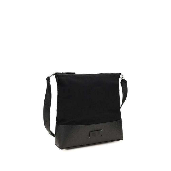 Maison Margiela Black Calf Leather Bos Taurus Shoulder Bag