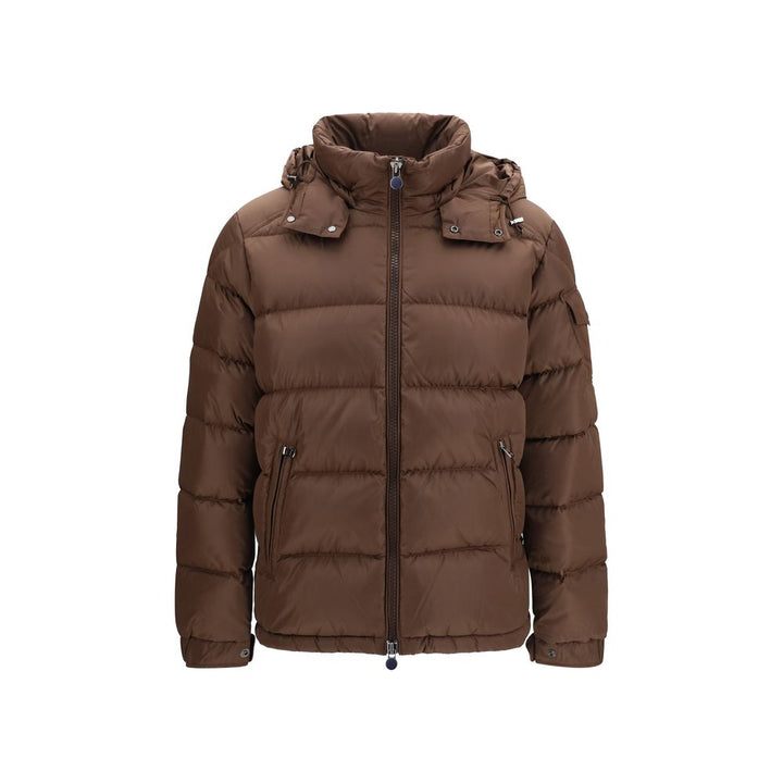 Moncler Brown Polyamide Full-Length Jacket