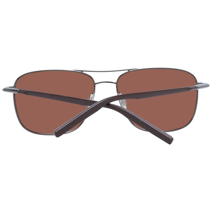 Serengeti Gray Metal Sunglasses