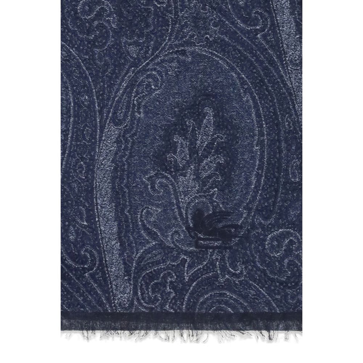 Etro Blue Modal Scarf
