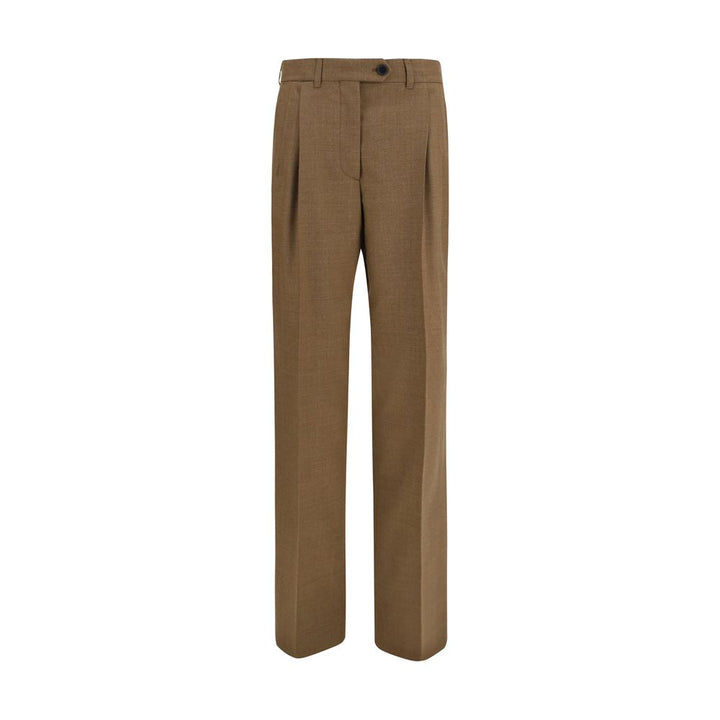 Prada Brown Wool Oves Aries Dress Pants