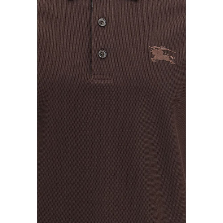 Burberry Brown Cotton Polo Shirt