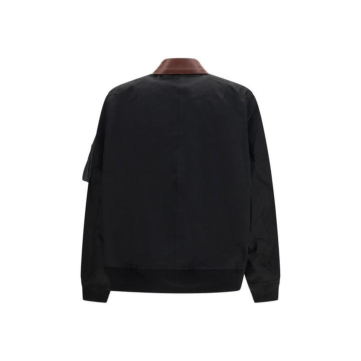 Sacai Black Cotton Bomber