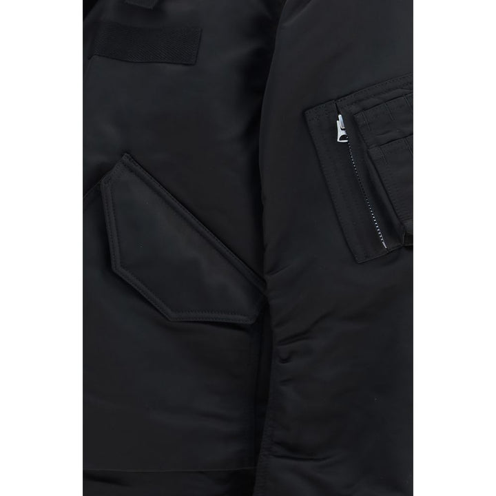 Sacai Black Cotton Bomber