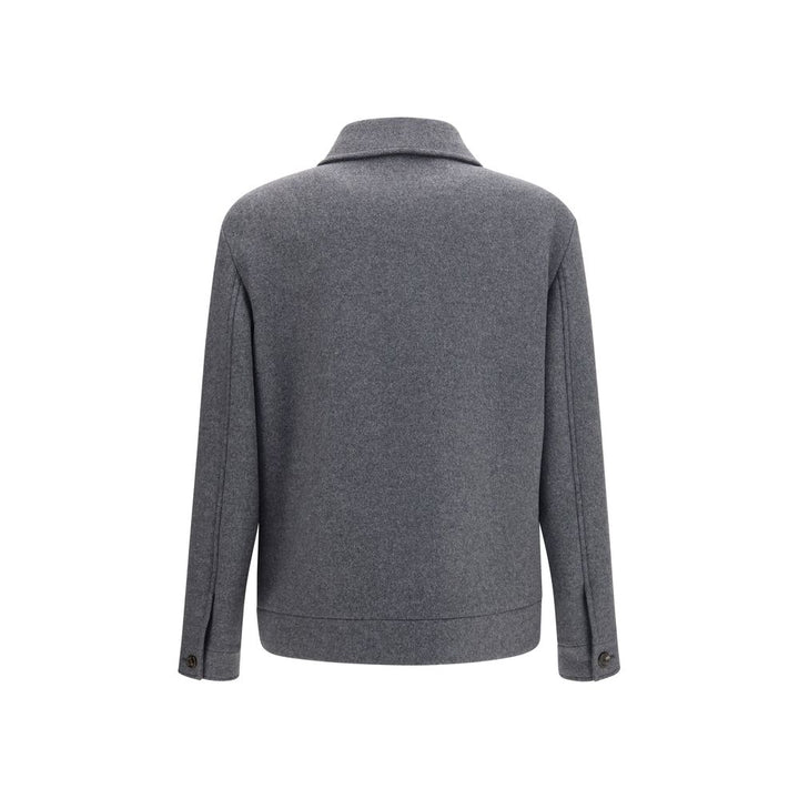 Valentino Garavani Gray Wool Oves Aries Jacket