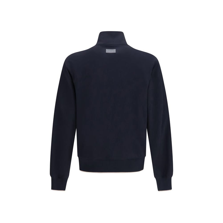 Dolce & Gabbana Blue Polyamide Full-Length Jacket