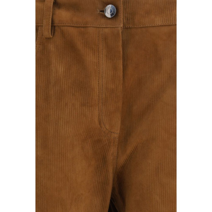 Magda Butrym Brown Lambskin Pants