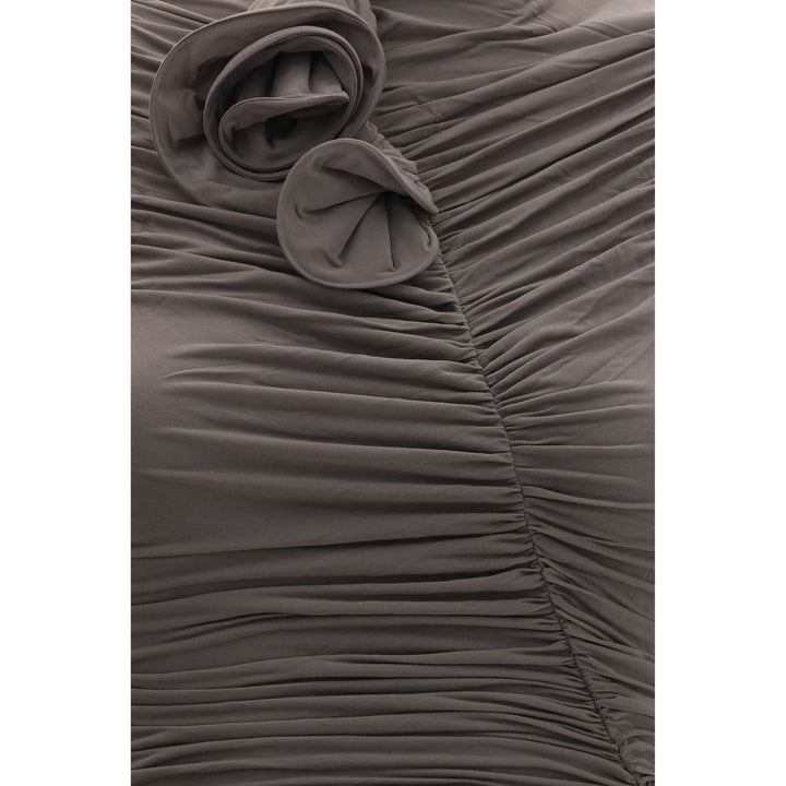 Magda Butrym Gray Copper Cocktail Dress