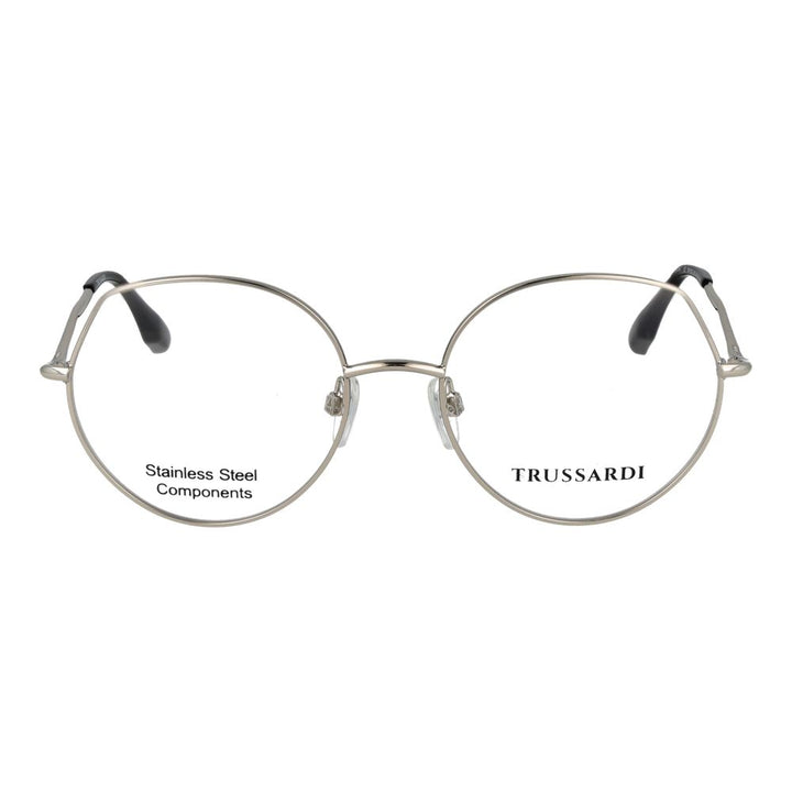 Trussardi Silver Stainless Steel Glasses (Frames)