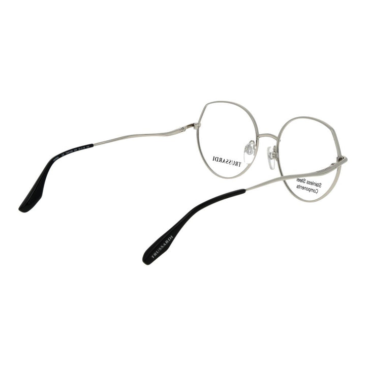 Trussardi Silver Stainless Steel Glasses (Frames)