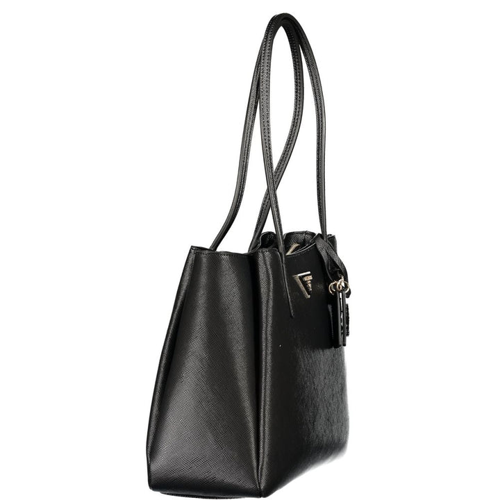 Guess Jeans Black Polyurethane Women's Bag