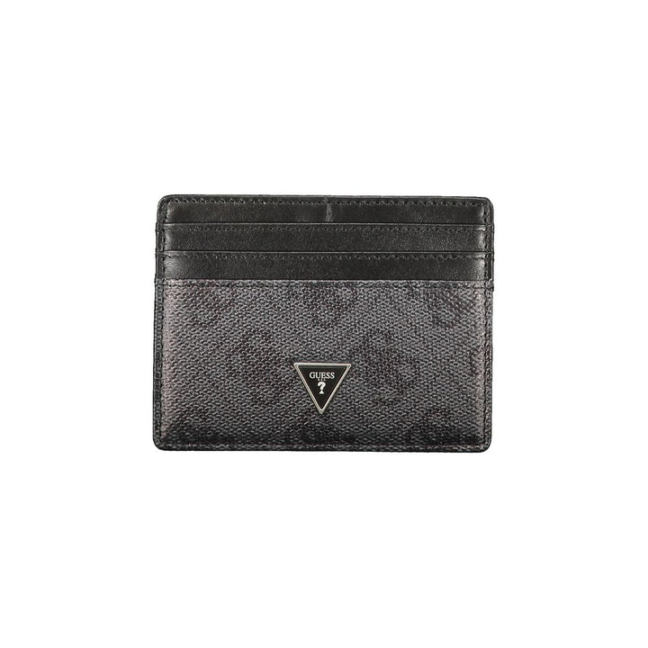 Guess Jeans Black Leather Men Wallet