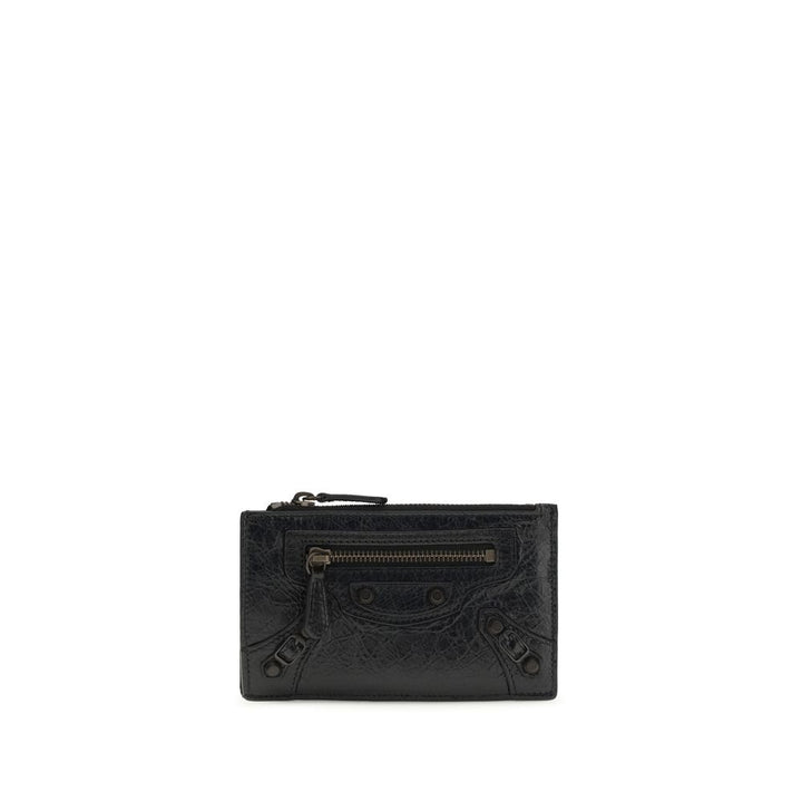 Balenciaga Black Lamb Ovis Aries Aries Wallet