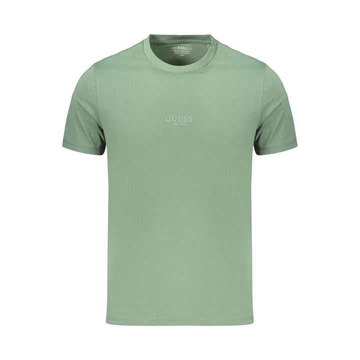 Guess Jeans Green Cotton Men's T-Shirt