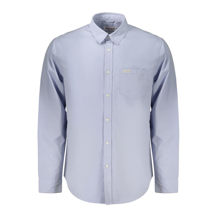 Guess Jeans Azzurro Cotton Men Shirt