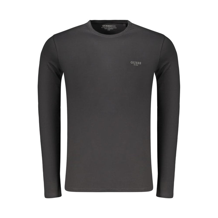 Guess Jeans Black Cotton Men's T-Shirt