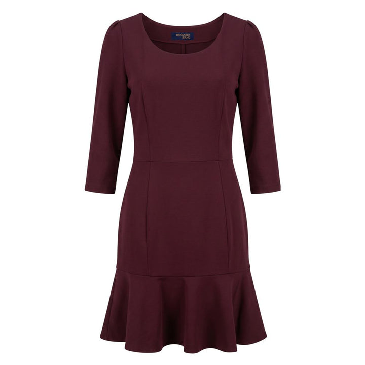 Trussardi Jeans Red Viscose Women Dress