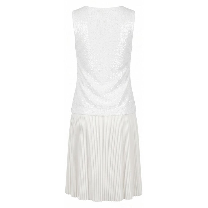 Trussardi Jeans White Polyester Women Dress