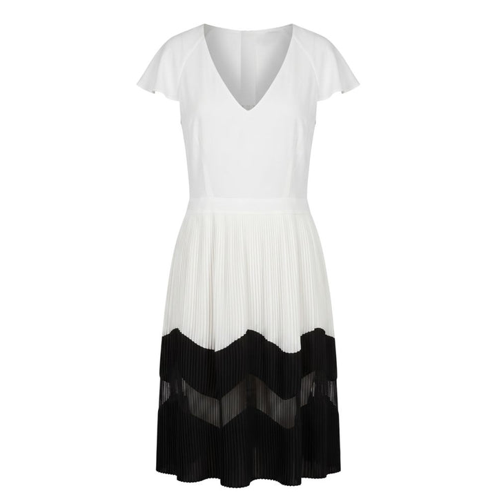 Trussardi Jeans White Polyester Women Dress