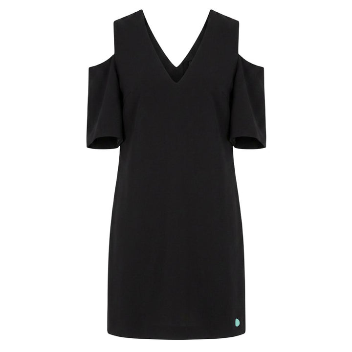 Trussardi Jeans Black Polyester Women Dress