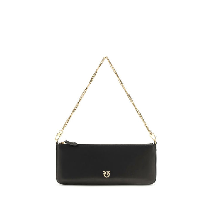 PINKO Black Calf Leather Bos Taurus Wallet