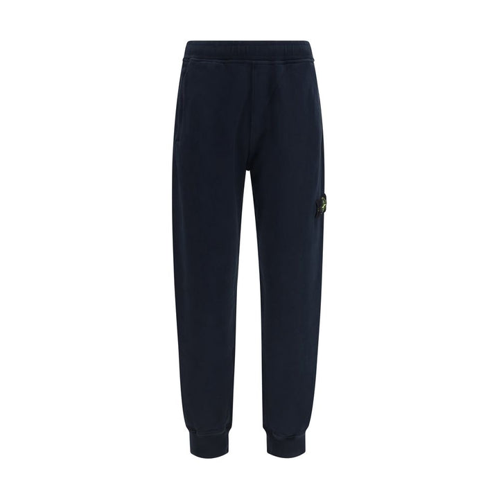 Stone Island Blue Cotton Sweatshirt