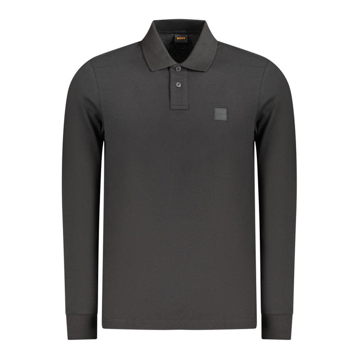 Hugo Boss Black Cotton Men's Polo Shirt
