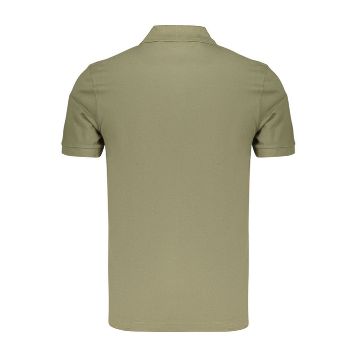 Hugo Boss Green Cotton Men's Polo Shirt