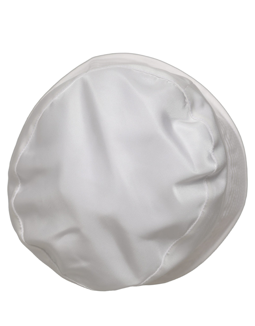 Dolce & Gabbana Men White Nylon Wide Brim Bucket Capello Hat