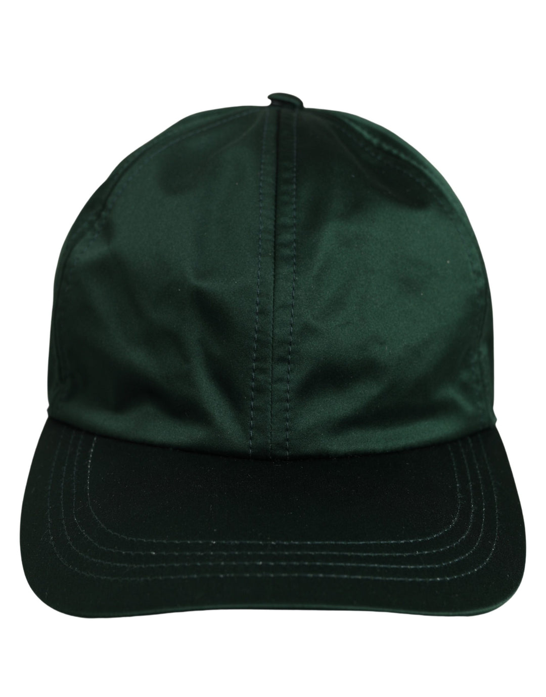 Dolce & Gabbana Men Deep Green Cotton Baseball Cap 6 Panels Hat