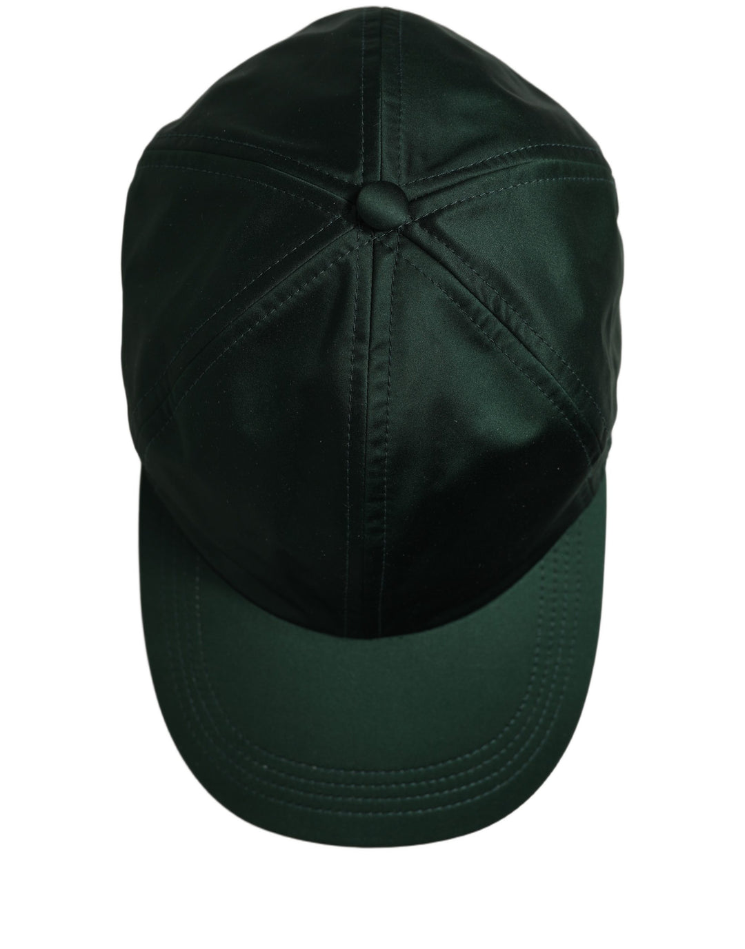 Dolce & Gabbana Men Deep Green Cotton Baseball Cap 6 Panels Hat