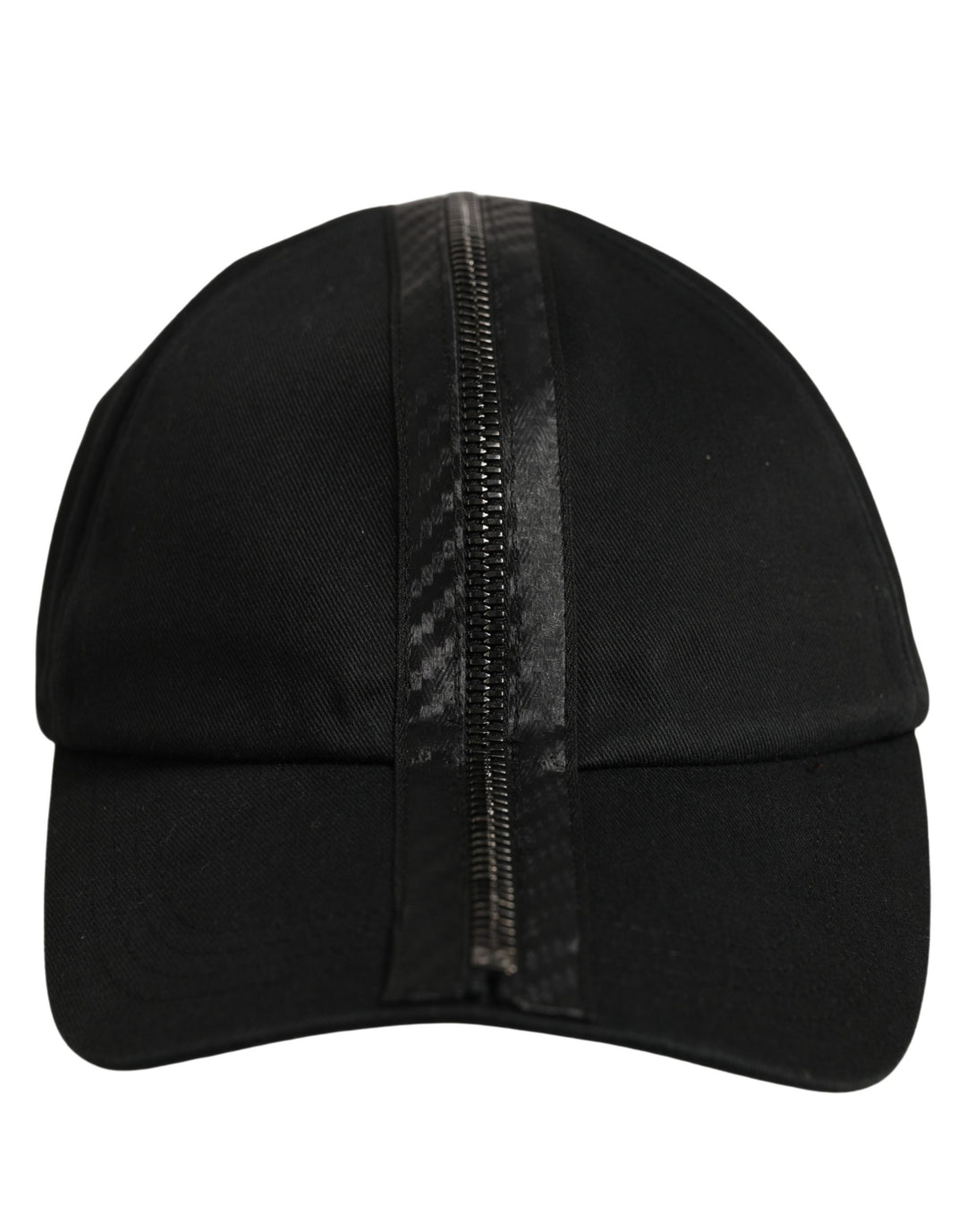 Dolce & Gabbana Men Black Cotton Baseball Cap 6 Panels Hat