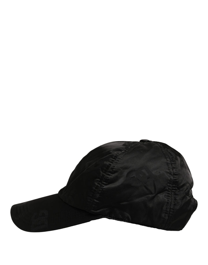 Dolce & Gabbana Men Black DG Monogram Baseball Capello Hat