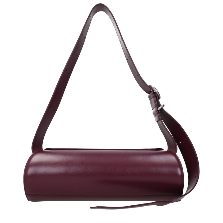 Jil Sander Red Leather Crossbody Bag