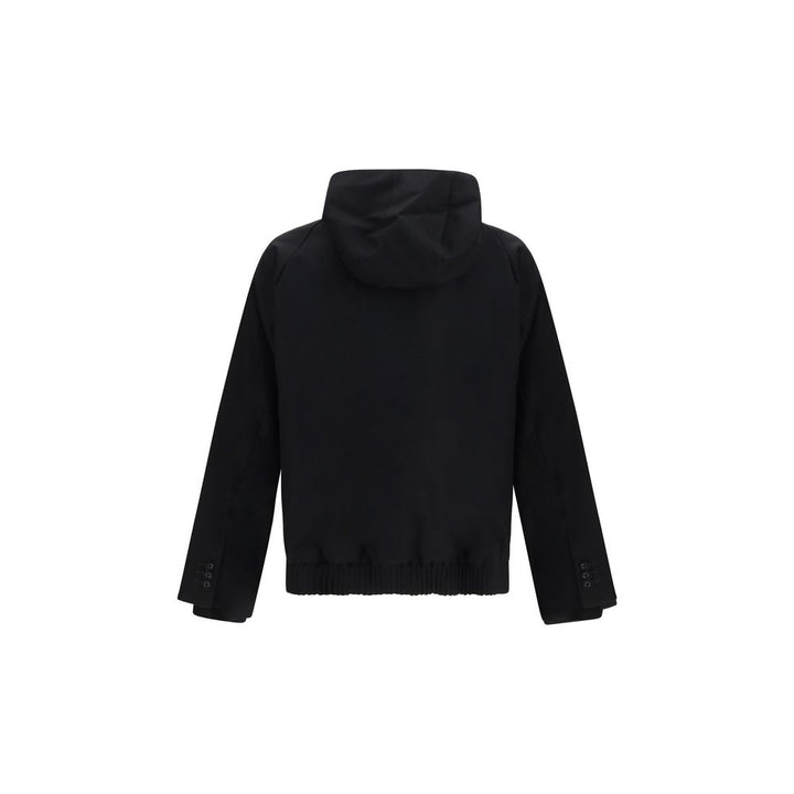 Sacai Black Wool Oves Aries Sweatshirt