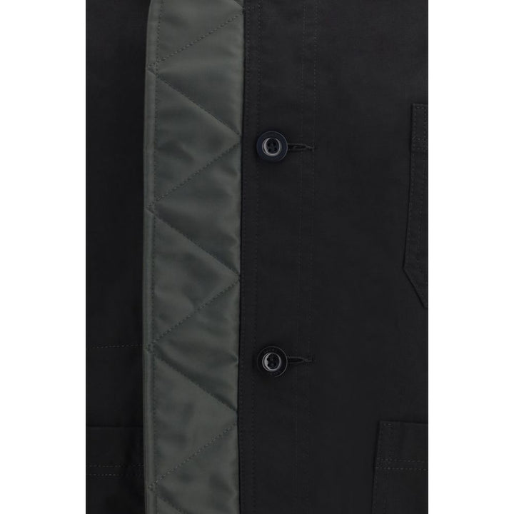 Sacai Black Nylon Bomber